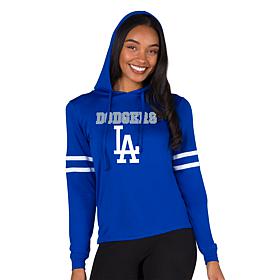Officially Licensed MLB Concepts Sport Dodgers Ladies' Hood Top