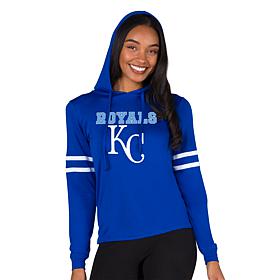 Officially Licensed MLB Concepts Sport Royals Ladies' Hooded Top