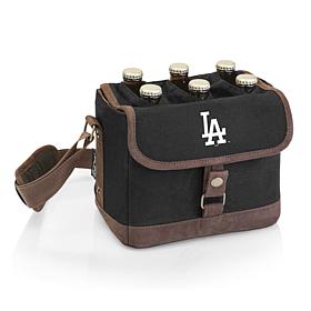 Officially Licensed MLB Dodgers Beer Caddy Cooler Tote w/ Opener