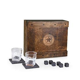 Officially Licensed MLB Houston Astros  Whiskey Box Gift Set
