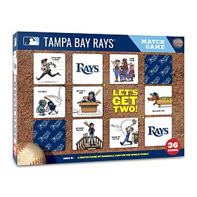 Officially Licensed MLB Licensed Memory Match Game - Tampa Bay Rays