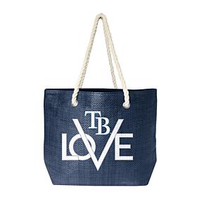 Officially Licensed MLB Love Tote - Tampa Bay Rays