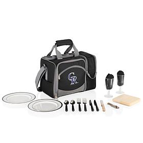 Officially Licensed MLB Malibu Picnic Basket Cooler - Colorado