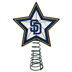 Officially Licensed MLB Mosaic Tree Topper - Padres