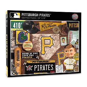 Officially Licensed MLB Pittsburgh Pirates Retro 500-Piece Puzzle