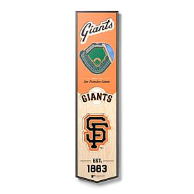 Officially Licensed MLB San Francisco Giants 3D Stadium Banner