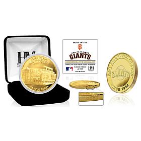 Officially Licensed MLB San Francisco Giants Stadium Gold Mint Coin