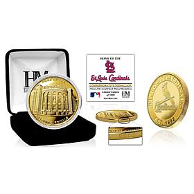 Officially Licensed MLB St. Louis Cardinals Stadium Gold Mint Coin
