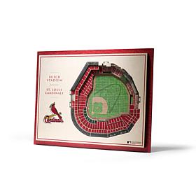 Officially Licensed MLB StadiumViews 3D Wall Art - St. Louis Cardinals