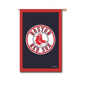 Officially Licensed MLB Team Logo House Flag - Boston Red Sox
