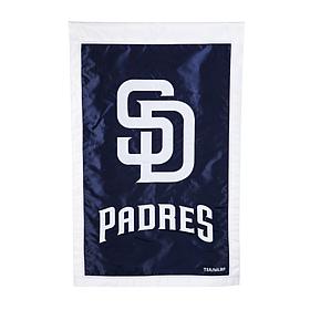 Officially Licensed MLB Team Logo House Flag - San Diego Padres