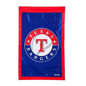 Officially Licensed MLB Team Logo House Flag - Texas Rangers