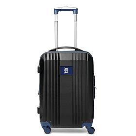Officially Licensed MLB Tigers 21" Carry-On Hardcase Spinner Luggage