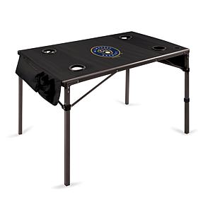Officially Licensed MLB Travel Portable Folding Table-  Milwaukee