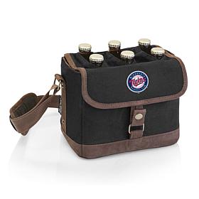 Officially Licensed MLB Twins Beer Caddy Cooler Tote w/ Opener