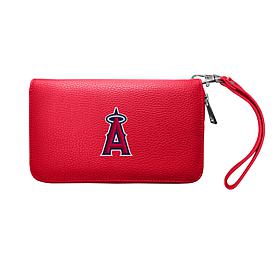 Officially Licensed MLB Zip Organizer Wallet - Los Angeles Angels