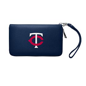 Officially Licensed MLB Zip Organizer Wallet - Minnesota Twins