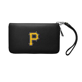 Officially Licensed MLB Zip Organizer Wallet - Pittsburgh Pirates