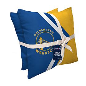 Officially Licensed NBA Décor Pillow 2-Pack - Golden State Warriors 