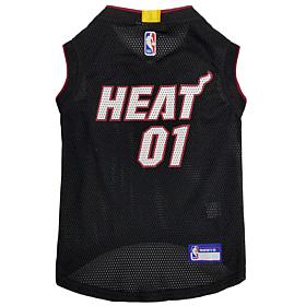 Officially Licensed NBA PetsFirst Miami Heat Basketball Mesh Jersey