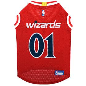 Officially Licensed NBA PetsFirst Wizards Basketball Mesh Jersey