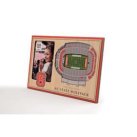 Officially Licensed NCAA 3-D Stadium Views Picture Frame -  Wolfpack 