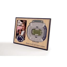 Officially Licensed NCAA 3D Stadium Views Picture Frame- Nittany Lions