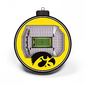 Officially Licensed NCAA 3D StadiumView Ornament 2-pack - Iowa