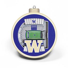 Officially Licensed NCAA 3D StadiumView Ornament 2-pack - Washington
