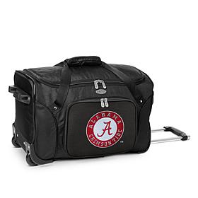 Officially Licensed NCAA Alabama Crimson 22" Wheeled Duffel Bag