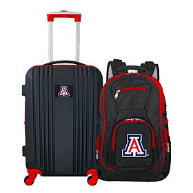 Officially Licensed NCAA Arizona Wildcats Backpack & Carry-On Set