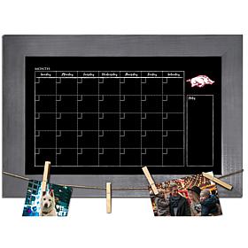 Officially Licensed NCAA Arkansas Monthly Chalkboard w/ Clothespins