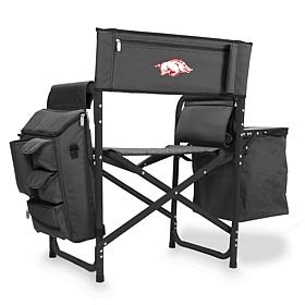 Officially Licensed NCAA Arkansas Razorbacks Backpack Chair w/Cooler