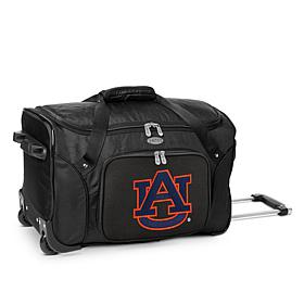Officially Licensed NCAA Auburn Tigers 22" Wheeled Duffel Bag