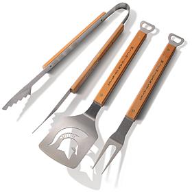 Officially-licensed NCAA Classic 3-Piece BBQ Set - MI State Spartans 