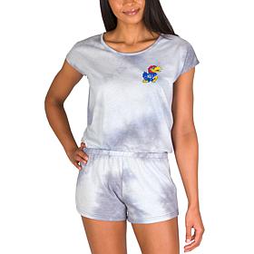 Officially Licensed NCAA Concepts Sport Ladies Romper - Kansas 