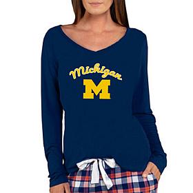 Officially Licensed NCAA Concepts Sport Michigan Marathon Ladies Top