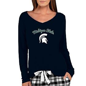 Officially Licensed NCAA Concepts Sport Michigan State Ladies Top