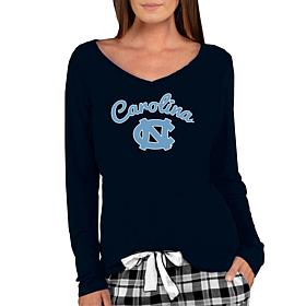 Officially Licensed NCAA Concepts Sport UNC Ladies Long Sleeve