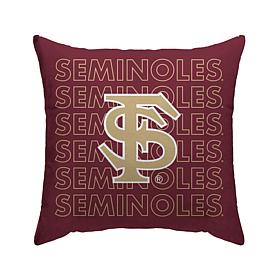 Officially Licensed NCAA FL State Seminoles Poly Span Décor Pillow