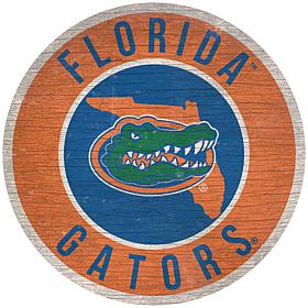 Officially Licensed NCAA Florida 12" Wood Circle