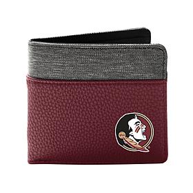 Officially Licensed NCAA Florida State Seminoles Pebble BiFold Wallet