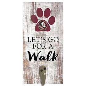 Officially Licensed NCAA Florida State University Leash Holder Sign