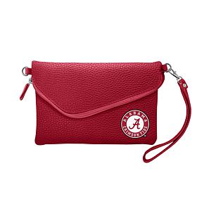 Officially Licensed NCAA Fold Over Crossbody Purse - Crimson Tide