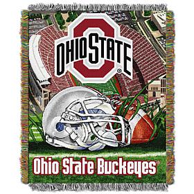 Officially Licensed NCAA Home Field Advantage Throw - Ohio State