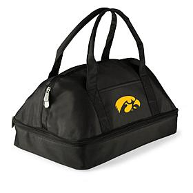 Officially Licensed NCAA Iowa Hawkeyes Black Potluck Casserole Tote