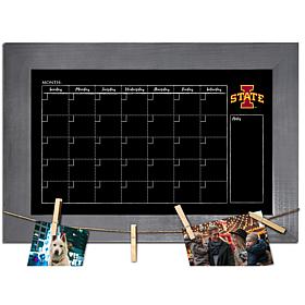 Officially Licensed NCAA Iowa State Monthly Chalkboard w/ Clothespins