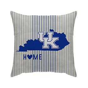 Officially Licensed NCAA Kentucky Home State Duck Cloth Pillow