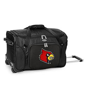 Officially Licensed NCAA Louisville Cardinals 22" Wheeled Duffel Bag