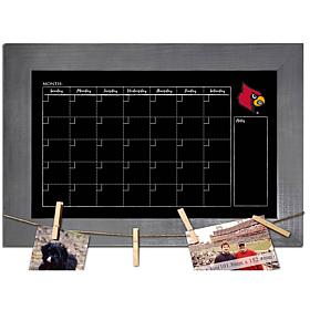 Officially Licensed NCAA Louisville Monthly Chalkboard w/ Clothespins